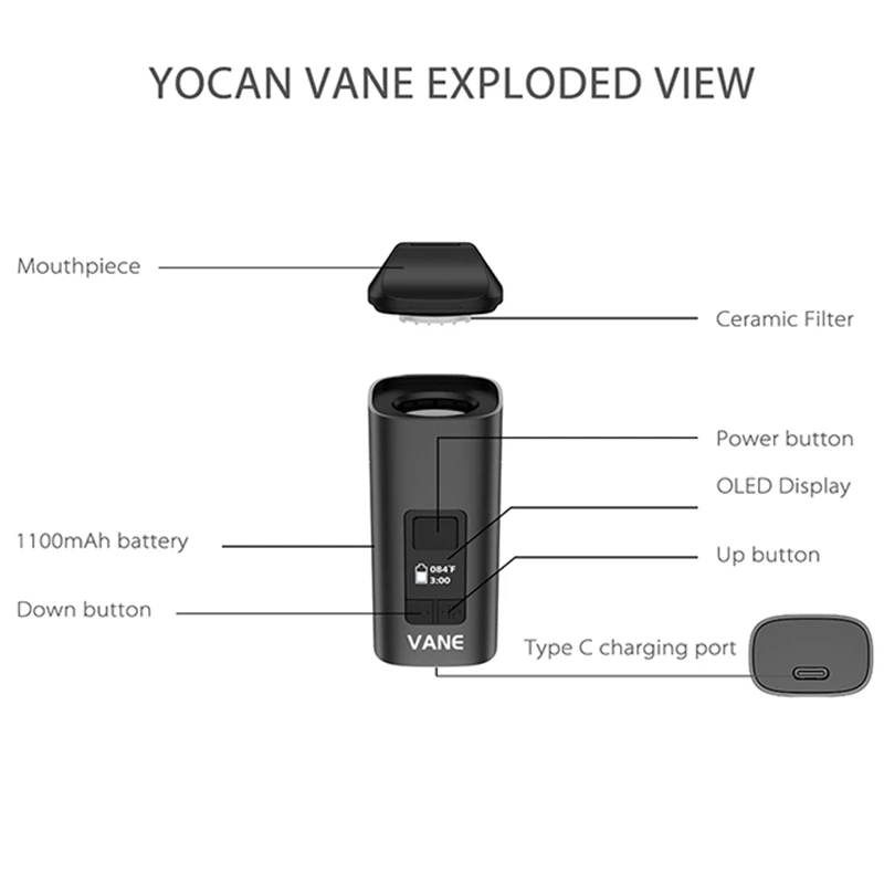 Yocan-Kit de vaporizador de hi - Quick Vape reseña y precio